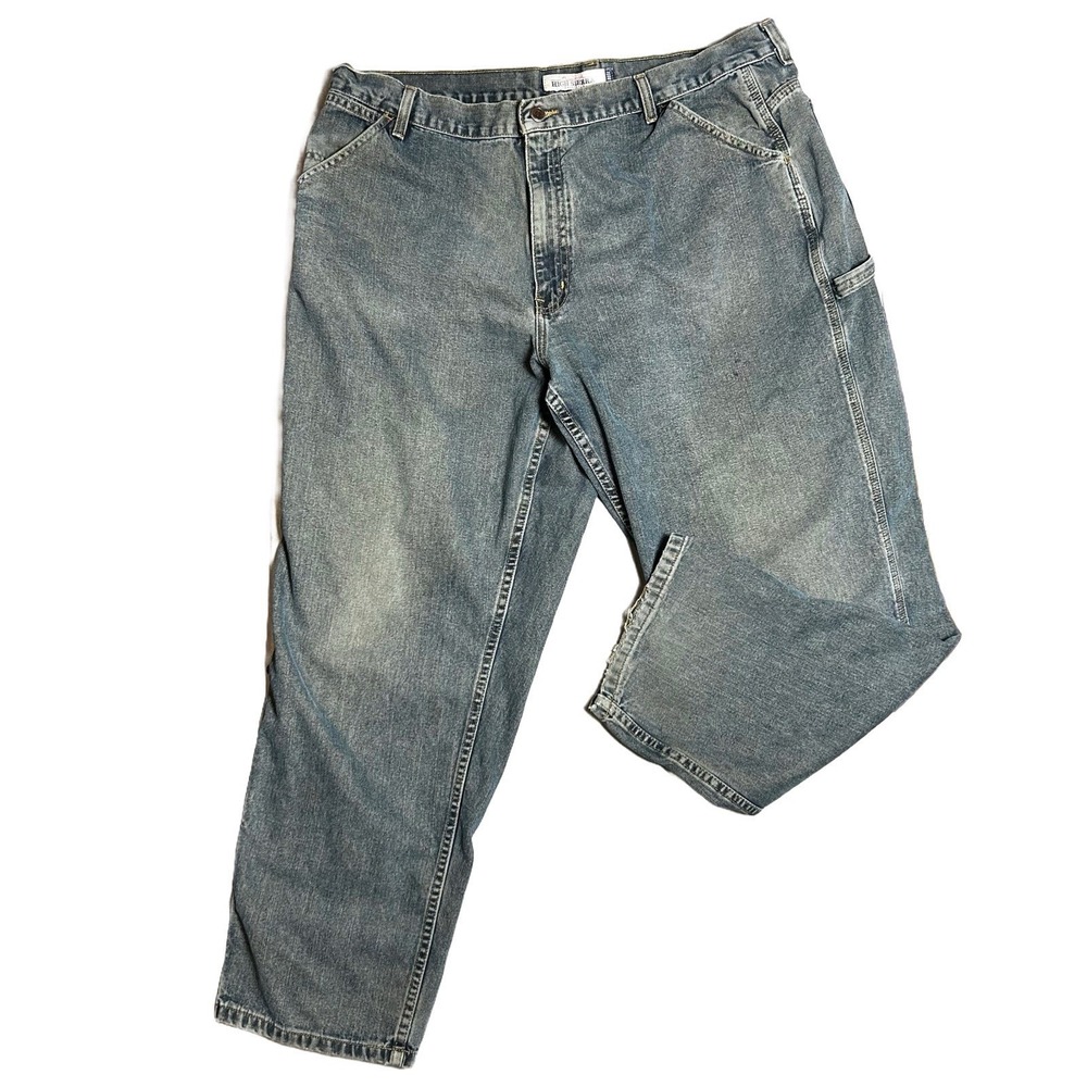 VTG High Sierra Authentic Dungarees Loose Fit Carpenter Jeans @42x31‎